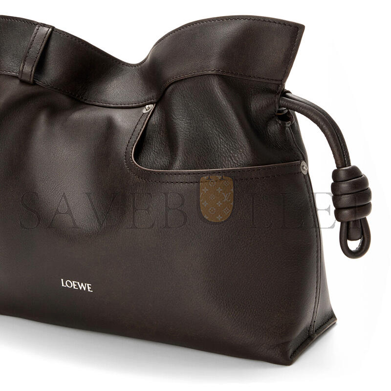 L0ew* panta medium flamenco clutch in shiny calfskin a411fc1xbv (30*24.5*10.5cm)